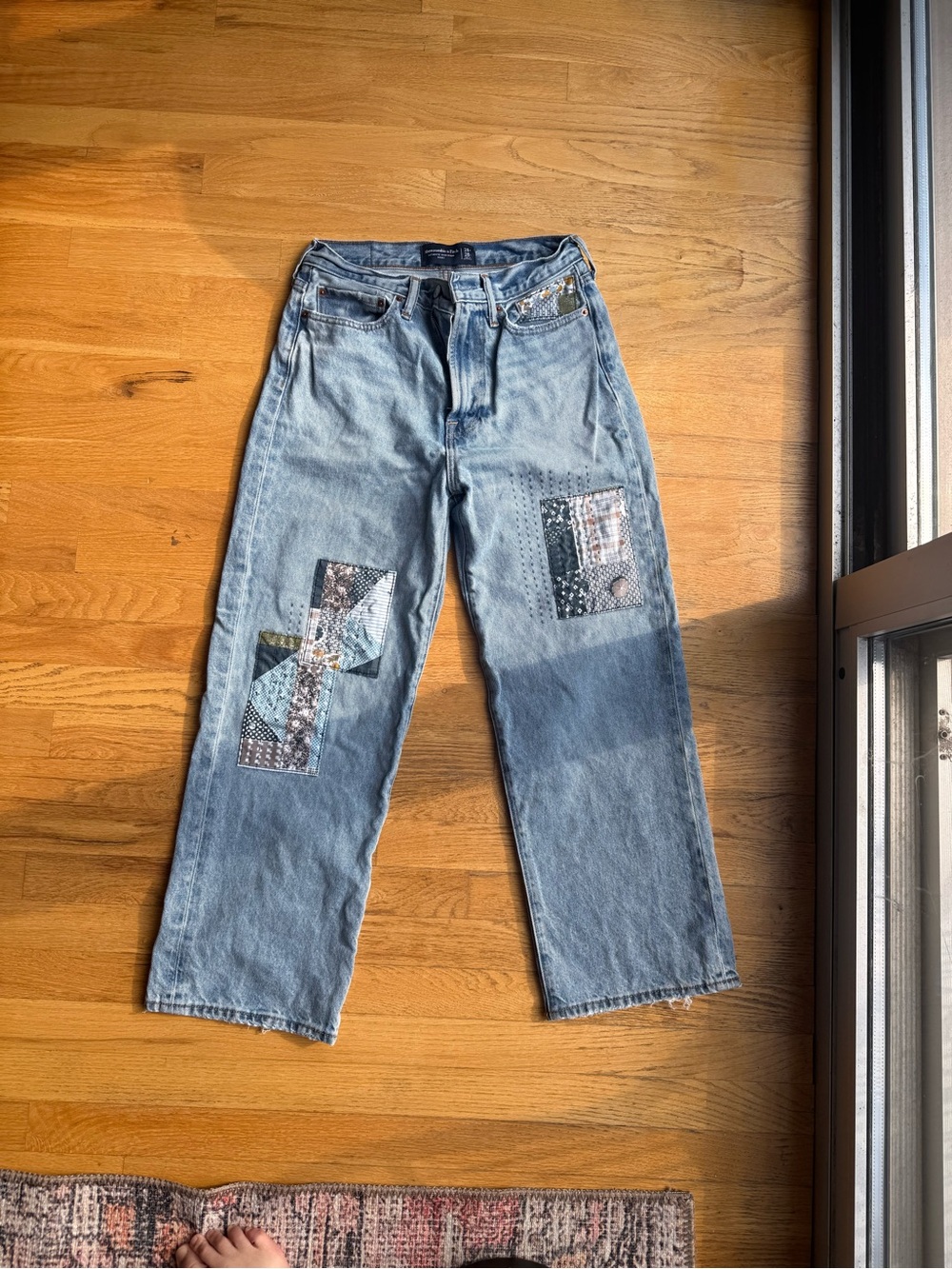 MENS ABERCROMBIE BAGGY JEANS